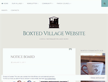 Tablet Screenshot of boxted.org.uk